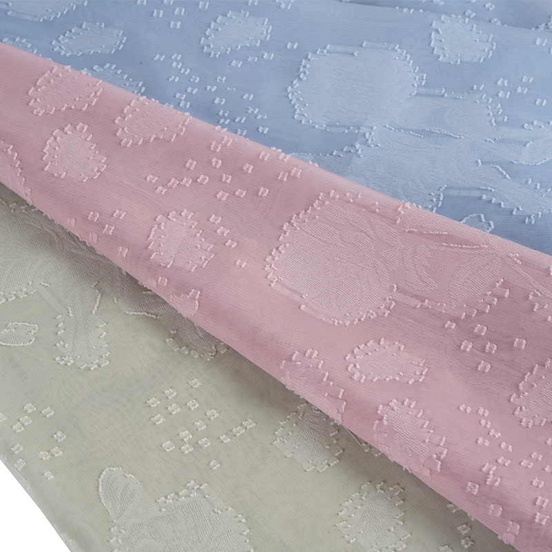 قماش حريري منخفض المرونة 75d برأس مزدوج على شكل زهرة Uragiri