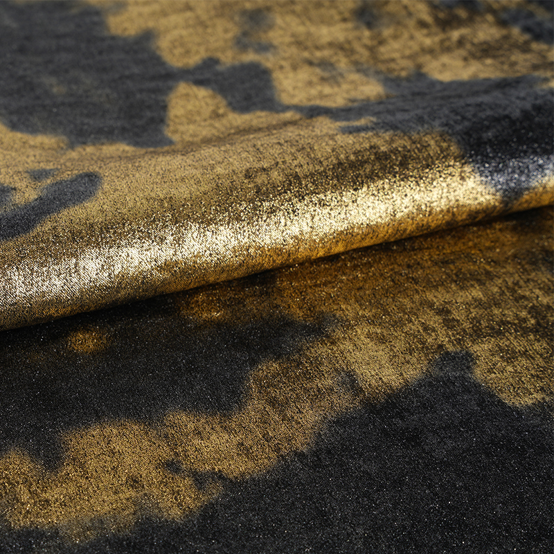 2026 ختم ساخن من الساتان المخملي (ختم ساخن فضي) بالإضافة إلى الغسيل