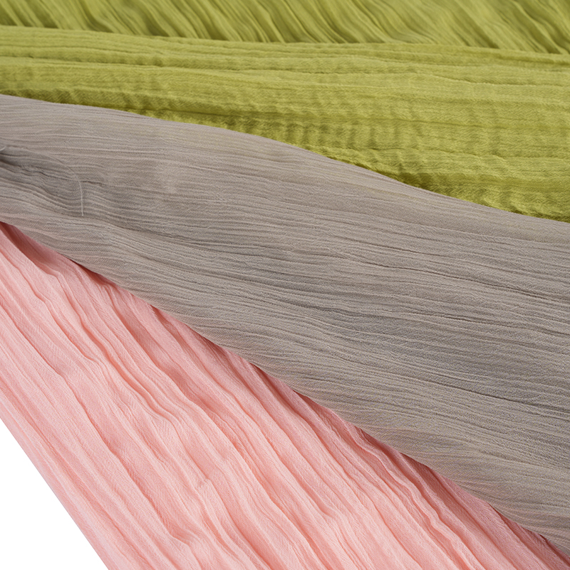 75d أقمشة كريب الشيفون مطوي