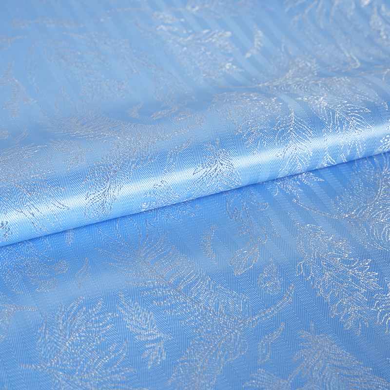 قماش جاكار بأوراق القميص الأحمر الكهروضوئي