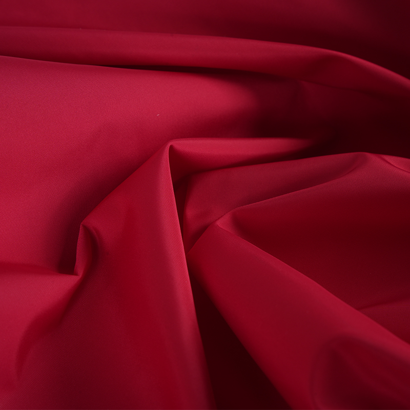 75D FDY ذاكرة تقليد عادية كاملة مع طلاء PU ونسيج مقاوم للماء