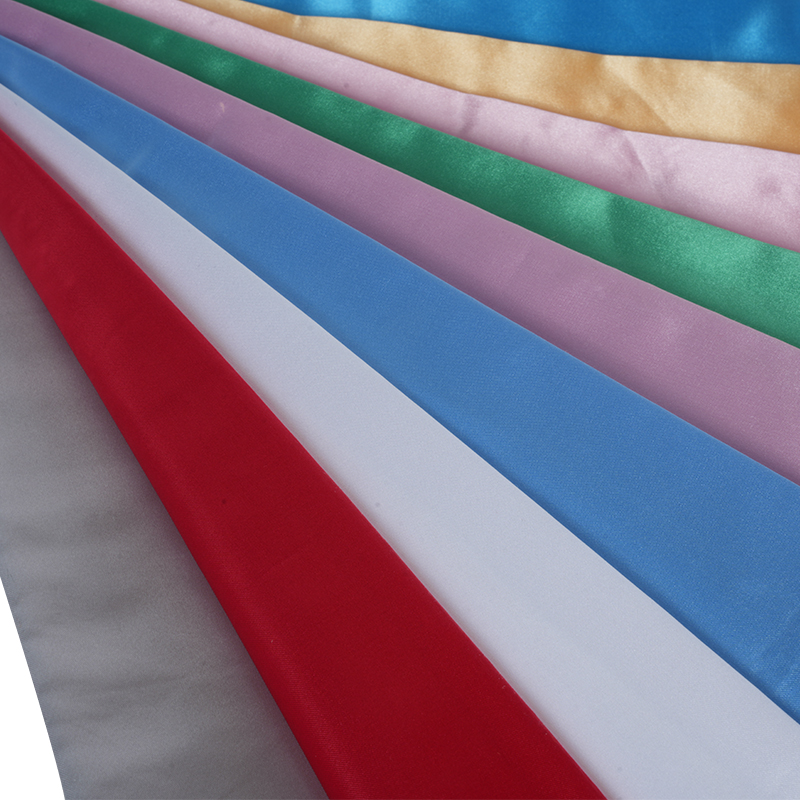 50/75 ساتان لامع غير ملتوي + مجداف رفيع على القماش العلوي